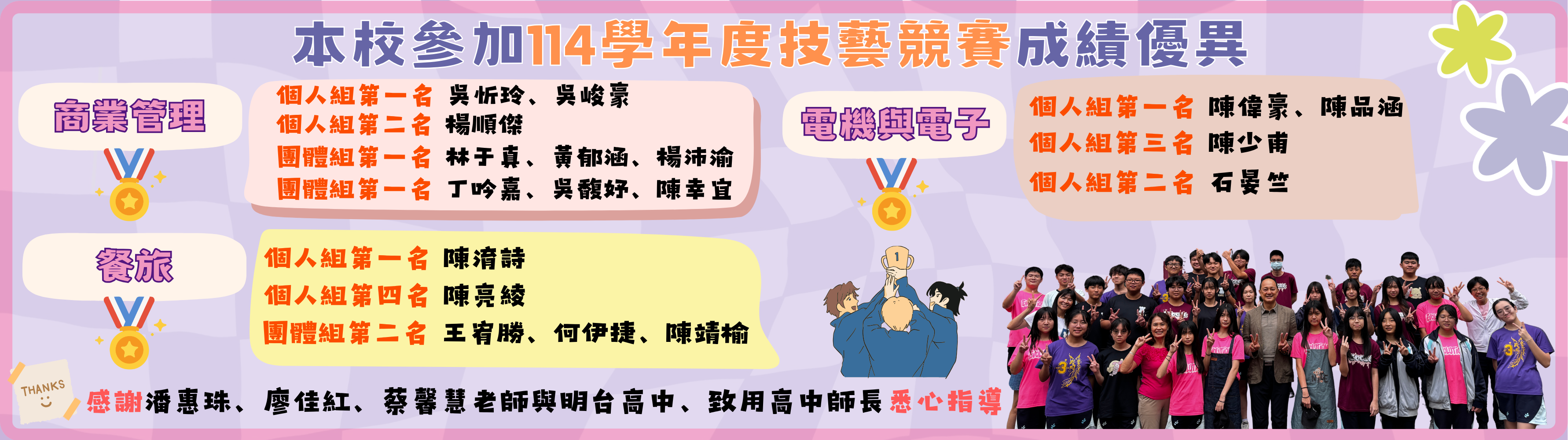 114學年度臺中巿技藝競賽