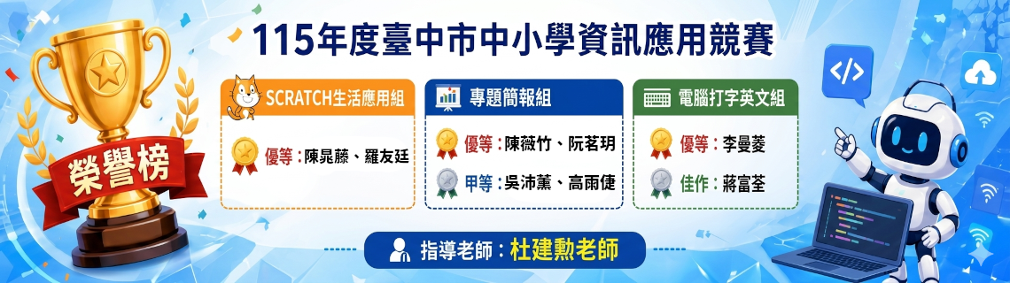 115年度臺中市中小學資訊應用競賽